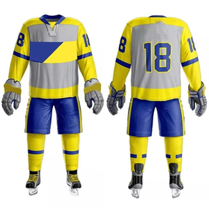 Bulk Production Ice Hockey Uniform Custom Athletic Kits for Wholesalers Distributors and Import Companies - Product Image 1