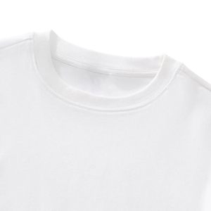 Men <b>White</b> Basic O Neck Short Sleeve <b>T</b> <b>Shirt</b> Regular Fit Casual Solid Color Cotton Jersey Knitted Blank Design men <b>white</b> <b>t</b> <b>shirt</b> - Product Image 3