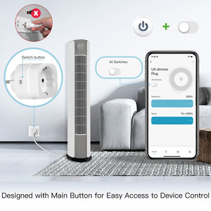 Smart Wi-Fi Power Socket Dimming <b>Plug</b> US EU UK Standard Tuya Smart Life App Compatible <b>for</b> Alexa Google Assistant - Product Image 4