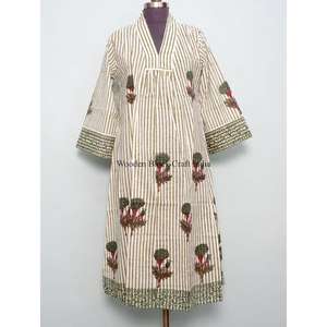 Elegante Vestido de Algodón con Estampado a Mano para Mujer, con Patrón de Costura, Talla Grande Estándar, Nueva Llegada, Ropa de Mujer, Vestido Personalizado - Product Image 1