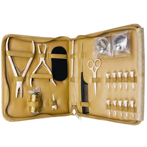 Kit de pinces à extensions de cheveux durables avec outils de pose pratiques et poignées faciles à saisir pour outils de coiffure professionnels - Product Image 3