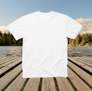 Camiseta de Hombre Blanca 100% Algodón, Manga Corta, Cuello Redondo, Corte Regular, Color Sólido, Estilo Casual - Product Image 4