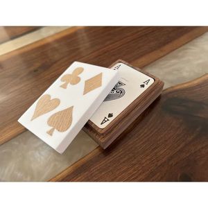 Premium Wooden <b>Decorative</b> <b>Storage</b> <b>Box</b> for Playing Cards - Product Image 1