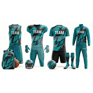 Camiseta de Fútbol Americano para Adultos, Tejido de Malla de Alta Resistencia, Unisex, Ajuste para Adultos, Manga Corta, Transpirable, Estampada, Personalizable - Product Image 1