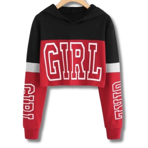 Sudadera con Capucha Corta para Mujer, Premium, Modelo "Aero-Active" |   Serie de Sudaderas Ligeras para un Estilo de Vida Deportivo, de Gran Volumen, para Mujer - Product Image 3