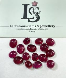 100% Natural <b>Ruby</b> Cabochon Reddish Pink 151 Carat Heat & Treated Oval Shape Fine Quality Loose Gemstone for Jewelry Making - Product Image 5