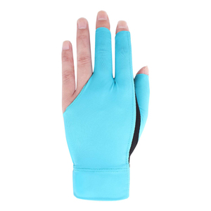 Gants de snooker en polyester à 3 doigts, coupe-vent, légers, unisexes, accessoires de billard, confortables, élégants, faciles à porter - Product Image 1
