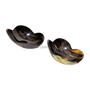 Blossom Craft India - Tazón de Cuerno de Búfalo y Buey 100% Natural, Pulido Brillante, Ecológico, Decoración Navideña para la Mesa, al Precio Más Bajo - Product Image 5