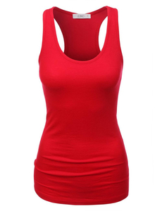 Camiseta sin Mangas para Mujer, Elegante y Cómoda, para Gimnasio, Uso Diario, Tejido Transpirable, Corte Moderno, Diseño Básico para el Día a Día - Product Image 5