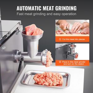 Commercial Electric 850W Stainless Steel Meat Bandsaw 19.1\"x15\" Vertical <b>Bone</b> <b>Sawing</b> Machine 7.09\" Cutting Thickness for - Product Image 4