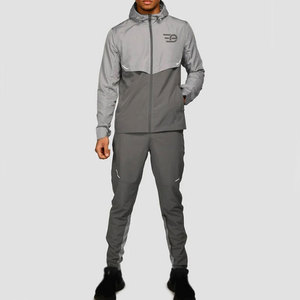 Conjunto de Chaqueta Cortavientos para Hombre, Transpirable, de Secado Rápido, para Deportes, Ejercicio, Correr, Senderismo, Viajes - Product Image 1