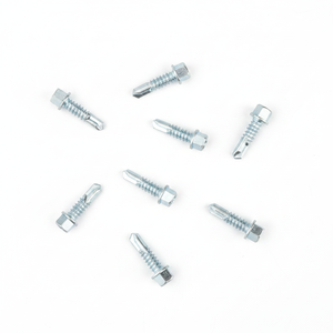 Professional Grade Zinc Galvanized <b>Screws</b> - Hex Head Carbon Steel Roofing Fasteners Wholesale - Product Image 1