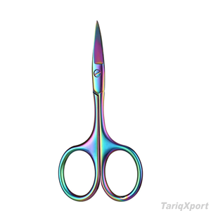 Stainless Steel Beauty <b>Scissors</b> Eyebrow <b>Beard</b> Makeup Nose Hair <b>Scissors</b> for Eyebrow/Nose/Makeup - Product Image 2