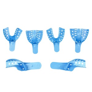Juego de Bandejas para Impresiones Dentales Autoclavables, Bandeja Manual de Plástico para Dientes, Superior e Inferior, Tamaños S/M/L, Herramienta de Odontología, Material de Laboratorio, CE - Product Image 5