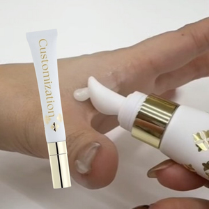 Crème pour les yeux, le cou et le visage en marque privée, crème à l'acide hyaluronique, anti-âge, raffermissante, soin des yeux pour les rides et les ridules, logo personnalisé - Product Image 1