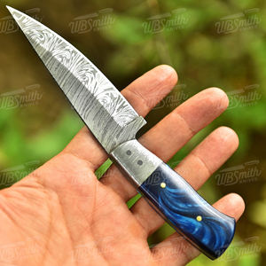 มีดล่าสัตว์ดามัสกัสทำมือระดับพรีเมียม ด้ามจับทำจากกระดูก ความแข็งสูง ขายส่งจำนวนมาก ราคาขายส่ง มีดล่าสัตว์ - Product Image 2