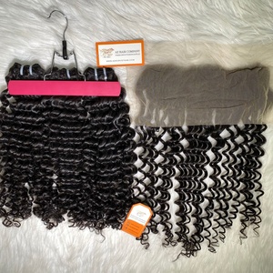 2024 Venta caliente de alta calidad 12A cutícula alineada cabello humano vietnamita crudo ondulado profundo paquetes de cabello rizado proveedor mayorista directo - Product Image 3