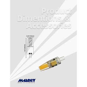 Set di 4 Lampadine LED G4 Aggiornate, 2W, Base Bi-Pin JC, Impermeabili per Esterni, Luce Paesaggistica 12V a Basso Voltaggio, Sostituzione per Lampadine Esistenti - Product Image 4