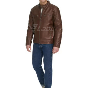 High Quality Soft Material With Modern Design <b>Men</b> <b>Leather</b> <b>Jacket</b> Daily Use Winter <b>Jacket</b> <b>Men</b> <b>Leather</b> <b>Jacket</b> - Product Image 6