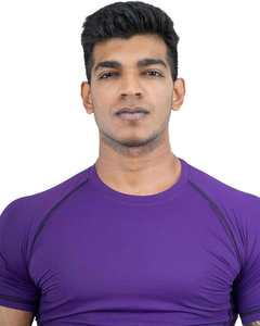 T-shirt de sport pour homme, coupe musclée, manches courtes, vêtements de gym, tissu extensible et respirant, haut de performance pour l'entraînement. - Product Image 2