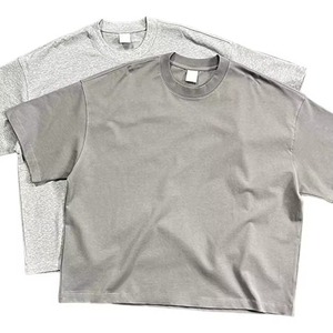 Camiseta Oversize de Algodón Orgánico 100% de 180g para Hombre, Cuello Redondo, Estampado Personalizado, Tejido Liso - Product Image 6