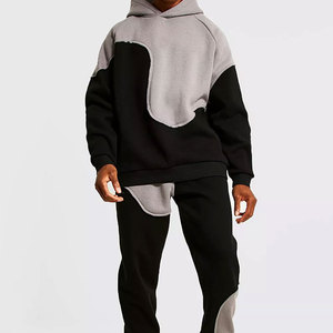 2026 <b>Men</b> Streetwear Hoodie Jogger Set Custom Urban Sweatsuit For Winter Streetwear Wholesale OEM Manufacturer Supply - Product Image 1