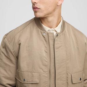 Veste de baseball en cuir PU avec logo personnalisé, broderie chenille, veste de baseball pour hommes - Product Image 3