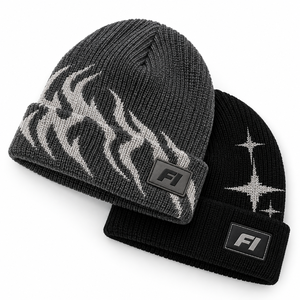 Bonnet d'hiver en tricot double face unisexe, doublure polaire thermique, bonnet pour homme et femme, idéal pour le ski, le cyclisme, la course à pied et la conduite - Product Image 2