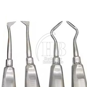Ensemble d'élévateurs dentaires manuels réutilisables en acier inoxydable de bonne qualité HEALTH BAY INSTRUMENTS avec certification CE - Product Image 6