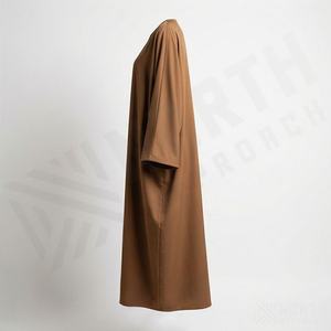 Nouvelle Abaya Longue Respirante Grande Taille pour Femme Musulmane, Robe Traditionnelle Islamique Décontractée, Kaftan, Hijab, Coupe Ample - Product Image 3
