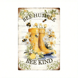 CIFbuy Targa in Alluminio Vintage Rustica 8x12 Pollici, Decorazione Murale a Tema Apicoltura per Servizio Ritiro Temu su TikTok - Product Image 6