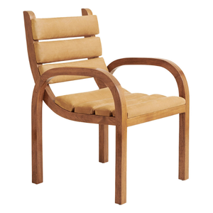 Outdoor Style Dining Chair With Teak Wooden Frame Material and Wooden <b>Seat</b> for Garden Furniture Decoration - Product Image 2