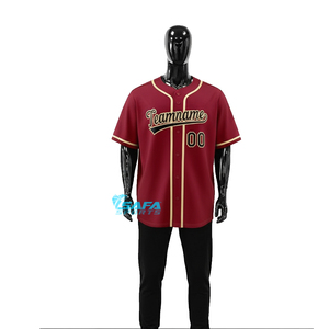 Maillot de baseball personnalisé pour homme, bleu marine, rouge, blanc, nom d'équipe 00, imprimé à l'écran, maille respirante, manches courtes, coupe classique, adulte, toutes saisons - Product Image 5