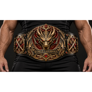 Ceinture de championnat Dragon Dominion personnalisée, MMA, boxe, lutte, plaques métalliques, logo personnalisé, OEM, vente en gros, unisexe, 50 mm - Product Image 1