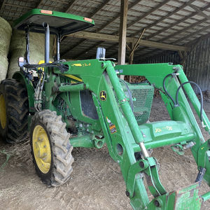 รถแทรกเตอร์จอห์นเดียร์ 5055E คุณภาพสูง ขับเคลื่อน 4 ล้อ 90 แรงม้า ระบบเกียร์ พร้อมปั๊มและเกียร์บ็อกซ์ อุปกรณ์การเกษตรประสิทธิภาพสูง - Product Image 1