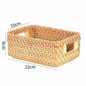 Panier à plateau en rotin écologique durable pour la décoration, célébrations festives à la maison-Lotus bleu du Vietnam - Product Image 6