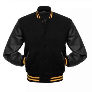 New Design Breathable Winter Men's Varsity <b>Jacket</b> Plus Size Cotton <b>Fleece</b> <b>Lining</b> Casual High Quality - Product Image 4