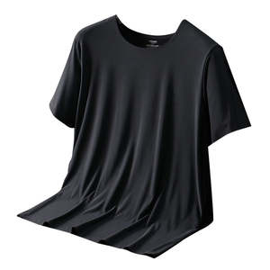 T-shirt Homme Dernière Collection Manches Courtes Décontracté Vente en Gros Prix Abordable 100% Coton Écologique Séchage Rapide Respirant Faible MOQ Haut de Gamme - Product Image 4