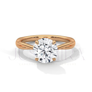 Export Quality Minimalist Round cut Diamond Ring for Everyday Wear Office Use and Elegant Styling Available Competitive price - Product Image 3