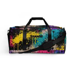Sac de sport coloré à motif éclaboussures de peinture, en polyester, avec fermeture éclair, pour voyage, gym, usage quotidien, style durable - Product Image 4