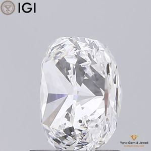 เพชรทรงคุชชั่น CVD ผลิตในห้องปฏิบัติการ สี E ความสะอาด VVS2 น้ำหนัก 2.00 กะรัต พร้อมใบรับรอง IGI สำหรับแหวนประดับตกแต่ง - Product Image 3