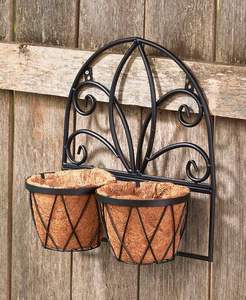 Support de plante suspendu décoratif en fer, adapté aux jardins, patios et porches, améliorant l'aménagement vertical des plantes - Product Image 5