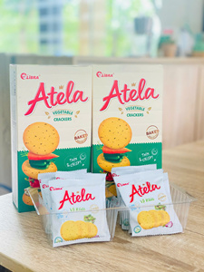 อาเทลา เวจิเทเบิล แครกเกอร์ส์ 150 กรัม – วิธีอร่อยๆ ในการทานผักประจำวันของคุณ ผู้ผลิต ODM เวียดนาม (มีตัวอย่างฟรี) - Product Image 1