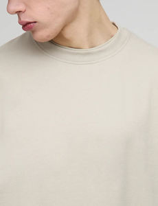 Sweat-shirt à col rond pour homme, haute qualité, OEM, 100% coton, doublure polaire coupe-vent, 420 g/m², sweat-shirt imprimé DIY - Product Image 2