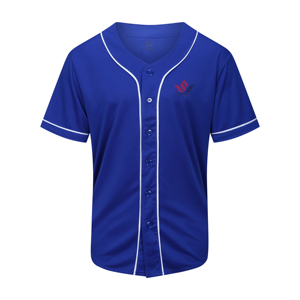 เสื้อเบสบอลสีขาวสำหรับผู้ชาย คอวี แขนสั้น ปักโลโก้ ทรงปกติ เหมาะสำหรับทุกฤดูกาล ชุดกีฬา - Product Image 6
