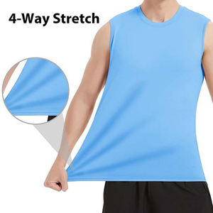 Camiseta sin mangas para hombre, estilo musculoso, para gimnasio, entrenamiento, secado rápido, transpirable, para verano, fitness, estilo casual urbano, novedad 2026 - Product Image 4