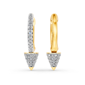 Boucles d'oreilles en or massif 14K 9K 10K 18K avec diamants de laboratoire certifiés IGI, fabricant de bijoux fins éthiques RJC ODM OEM, vente en gros EA501908 - Product Image 3