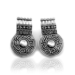 Pendientes de Plata de Ley 925 Silver Mountain, Estilo Bohemio Tribal, Regalo para Mujer para Fiestas, Estilo Étnico Vintage, Plata de Ley 925 - Product Image 4