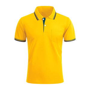 Camiseta Polo Clásica para Hombre de Alta Calidad, Suave y Cómoda para el Verano, con Logotipo Bordado Personalizado, Polo Liso para Venta al Por Mayor - Product Image 3