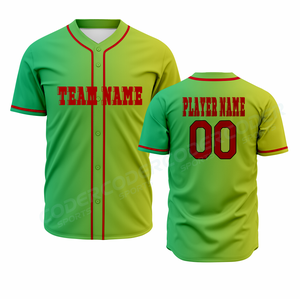 New Design Customized Color Breathable <b>Baseball</b> Uniform According to Customer Demand for Sale 2026 100% Polyester Fabric - Product Image 5